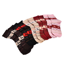 Warm Sock Women Deer Casual Knit Wool Women Socks J4U66