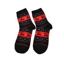 Warm Sock Women Deer Casual Knit Wool Women Socks J4U66