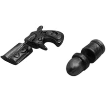 Punk Cool Retro 3D Revolver Shape Earring Bullet Gun Shape Ear Stud Earrings Earlets J4U66