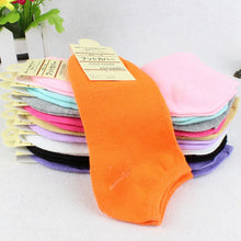 and Ladies Girls Cotton Boat Socks Casual Candy Color Sock PY6 J4U66