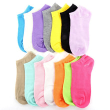 and Ladies Girls Cotton Boat Socks Casual Candy Color Sock PY6 J4U66