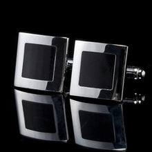 Vintage Black Square Mens Wedding Party Gift Shirt Cuff Links Cufflinks J4U66