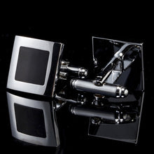 Vintage Black Square Mens Wedding Party Gift Shirt Cuff Links Cufflinks J4U66