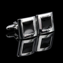 Vintage Black Square Mens Wedding Party Gift Shirt Cuff Links Cufflinks J4U66