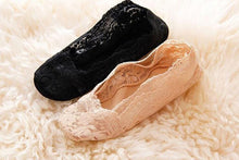 Women's Cotton Blend Lace Antiskid Invisible Liner Low Cut Socks Boat 5 Colors  J4U66