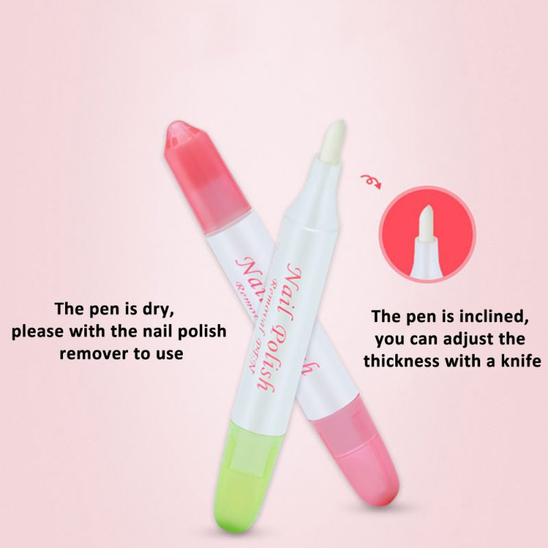 Nail Art Corrector Pen Remove Mistakes 3 Tips Newest Nail Polish Corrector Pen Cleaner Erase Manicure PY2 J4U66