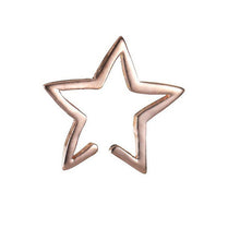 s Punk Ear Cuff Wrap Five Pointed Star Clip On Earring Non Piercing J4U66