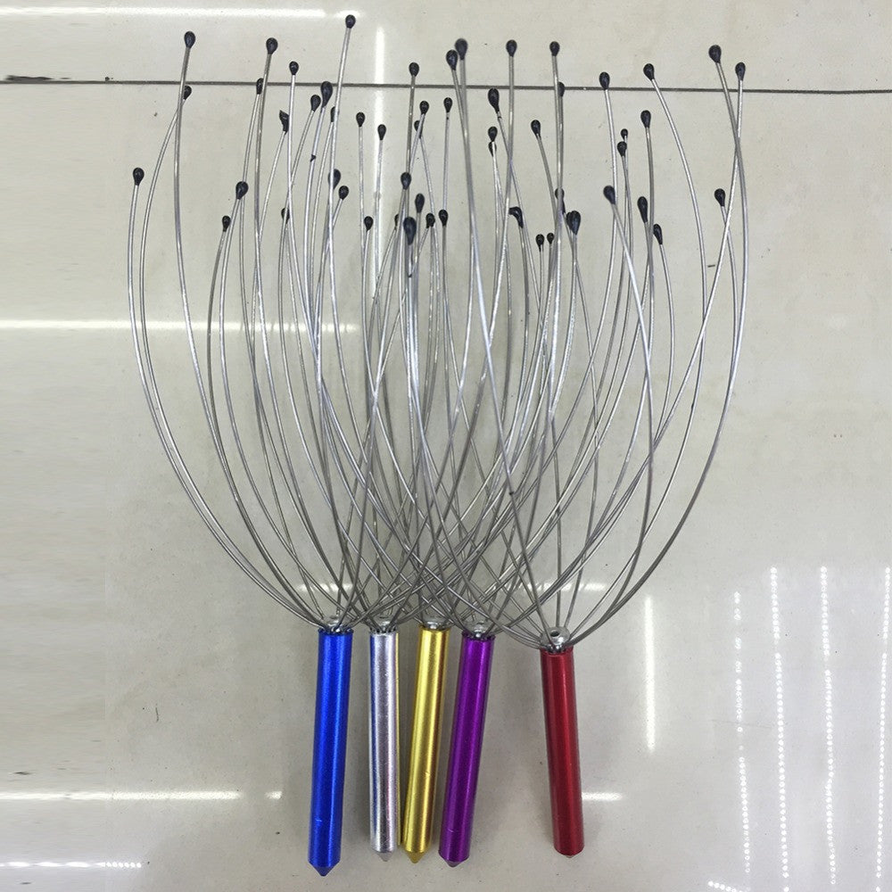 Headache Stress Relief Tension Head Massager Relaxation Head Scalp Neck Massage Tool J4U66