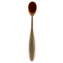 Pro Oval Makeup Brushes Cosmetics Foundation Cream Liquid Powder Blush Pigment Tools J4U66