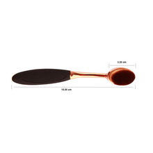 Pro Oval Makeup Brushes Cosmetics Foundation Cream Liquid Powder Blush Pigment Tools J4U66