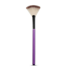 Slim Fan Shape Makeup Brushes Powder Concealer Blending Finishing Highlighter Highlighting Nail Art Brush Beauty Tool J4U66