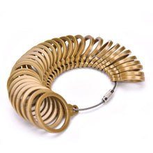 32 Pcs Measure Gauge Set Ring Sizer Finger Sizing Jeweler Jewelry Size Tool Gold color J4U66