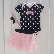1 Set born Infant Baby Girl Clothing Polka Dot Headband + Romper + TUTU Outfit Clothes 3pcss SetsJFY66