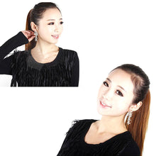 jewelry drop snowflake earring Full crystal stone dangle earring long drop earrings for women J4U66