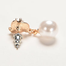 imitation pearl earrings women double created simulated pearl ear stud earrings for women  J4U66