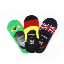 Unisex Flag Shallow Mouth Invisible Boat Professional Socks Women's Socks Mountaineering Socks J4U66