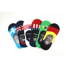 Unisex Flag Shallow Mouth Invisible Boat Professional Socks Women's Socks Mountaineering Socks J4U66
