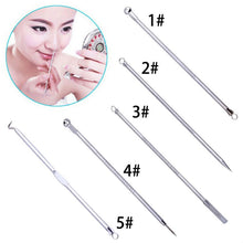Acne Blemish Pimple Extractor Tool Blackhead Comedone Remover Color Silver Plated PE3 J4U66