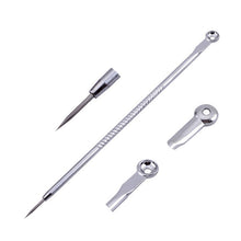 Acne Blemish Pimple Extractor Tool Blackhead Comedone Remover Color Silver Plated PE3 J4U66