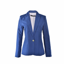 Casual Slim Solid Women Suit Blazer Women Candy Color Jacket Coat Single Button Work Suit Outwear With Lining Vogue J4U66