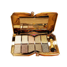 10 Colors Diamond Glitter Eyeshadow Eye Shadow Palette Makeup Cosmetic Brush Set Tools Paleta De Maquiagem PY2 J4U66