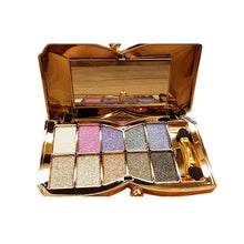 10 Colors Diamond Glitter Eyeshadow Eye Shadow Palette Makeup Cosmetic Brush Set Tools Paleta De Maquiagem PY2 J4U66