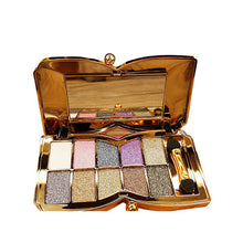 10 Colors Diamond Glitter Eyeshadow Eye Shadow Palette Makeup Cosmetic Brush Set Tools Paleta De Maquiagem PY2 J4U66