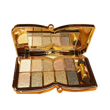 10 Colors Diamond Glitter Eyeshadow Eye Shadow Palette Makeup Cosmetic Brush Set Tools Paleta De Maquiagem PY2 J4U66