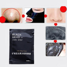 10pcs black face skin care suction mask nose blackhead remover acne treatment mask peeling peel off black head mud facial mask J4U66