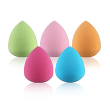 10 pieces pack makeup foundation sponge make up brush set powder smooth beauty make up tool color random J4U66