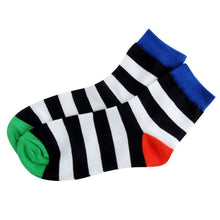 Cotton Warm Men Mixed Color Wide Stripe Ankle Soft Casual Socks PY8 J4U66