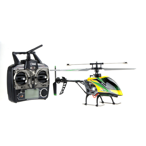 100 original wltoys v12 large 4ch single blade rc helicopter 2 4ghz radio system rc plane with mode 2 transmitter J4U66