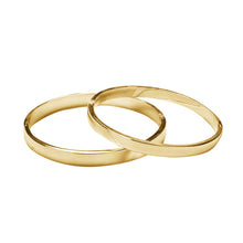 100% titanium steel plated 18K gold bracelet smooth surface lovers bracelets bangle for woman and man worn daily J4U66