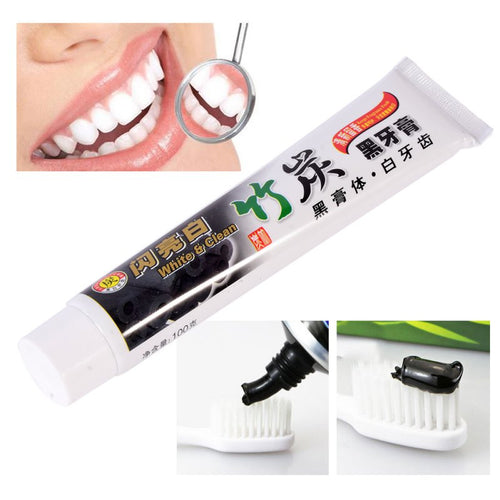 100g Bamboo Charcoal All-purpose Teeth Whitening The Black ToothpasteJFY66