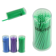 100pc Eyelash Extension Micro Brushes Disposable Individual Applicators Mascara  J4U66