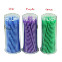 100pc Eyelash Extension Micro Brushes Disposable Individual Applicators Mascara  J4U66