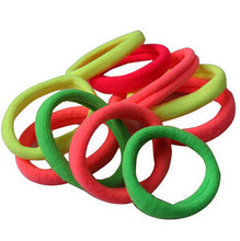 10PCS Elastic Rope Ring Hairband Women Girls Hair Band Ponytail Holder J4U66