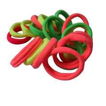 10PCS Elastic Rope Ring Hairband Women Girls Hair Band Ponytail Holder J4U66