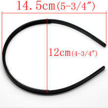 10PCS Headbands Plastic hairbands Ladies/Girls/Kids Simple Style Hair Hoops Teeth candy color J4U66