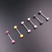 10PCS Mixed Tounge Nipple Ear Rings Bars Barbell Body Piercing Jewelry J4U66