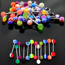 10PCS Mixed Tounge Nipple Ear Rings Bars Barbell Body Piercing Jewelry J4U66
