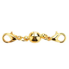 10PCS Silver/Gold Plated Strong Paved Magnetic Clasps Jewelry Findings Magnetic Clasps Lobster Clasps for Necklace and Bracelets J4U66