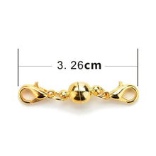 10PCS Silver/Gold Plated Strong Paved Magnetic Clasps Jewelry Findings Magnetic Clasps Lobster Clasps for Necklace and Bracelets J4U66