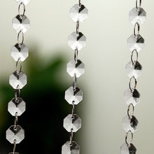 10pcs 1m foot wedding diy decor acrylic crystal beads curtain strand garland J4U66