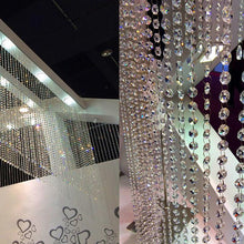 10pcs 1m foot wedding diy decor acrylic crystal beads curtain strand garland J4U66