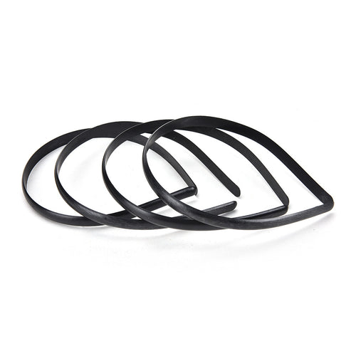 10Pcs White/Black Women Lady Plastic Hair Band Headband No Teeth Girl Hair Tool J4U66