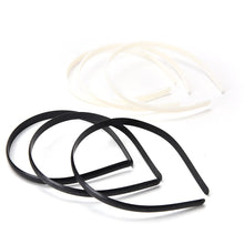 10Pcs White/Black Women Lady Plastic Hair Band Headband No Teeth Girl Hair Tool J4U66