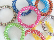 10Pcs women Girl Hairband Headband Telephone Cord Elastic Ponytail Holders Hair Ring Scrunchies For Girl Rubber Band Tie J4U66