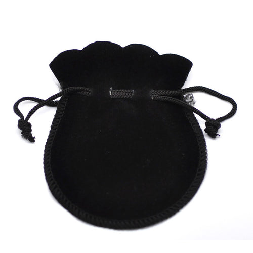 10pcss 6.6cm x 7.8cm Mini Jewelry Coin Storage Bag Velvet Flock Drawstring Pouches Boxes Xmas Wedding Gift Bags J4U66
