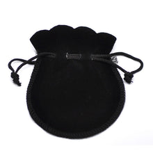 10pcs  cm x 7 cm mini jewelry coin storage bag velvet flock drawstring pouches boxes wedding gift bags J4U66